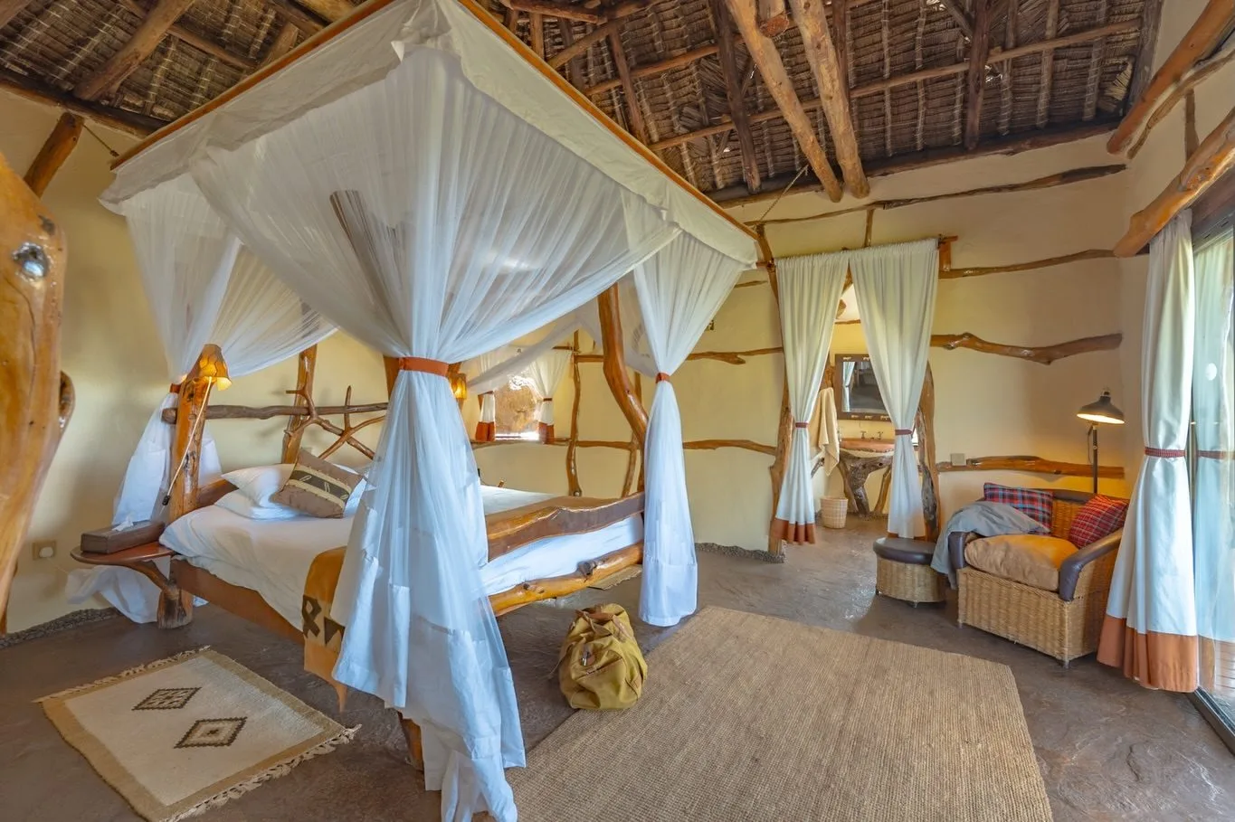 Safari accommodation interior